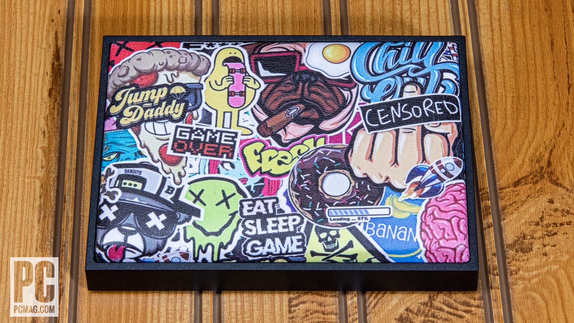 The wrist rest of the Nordic Game Supply The Shrimp