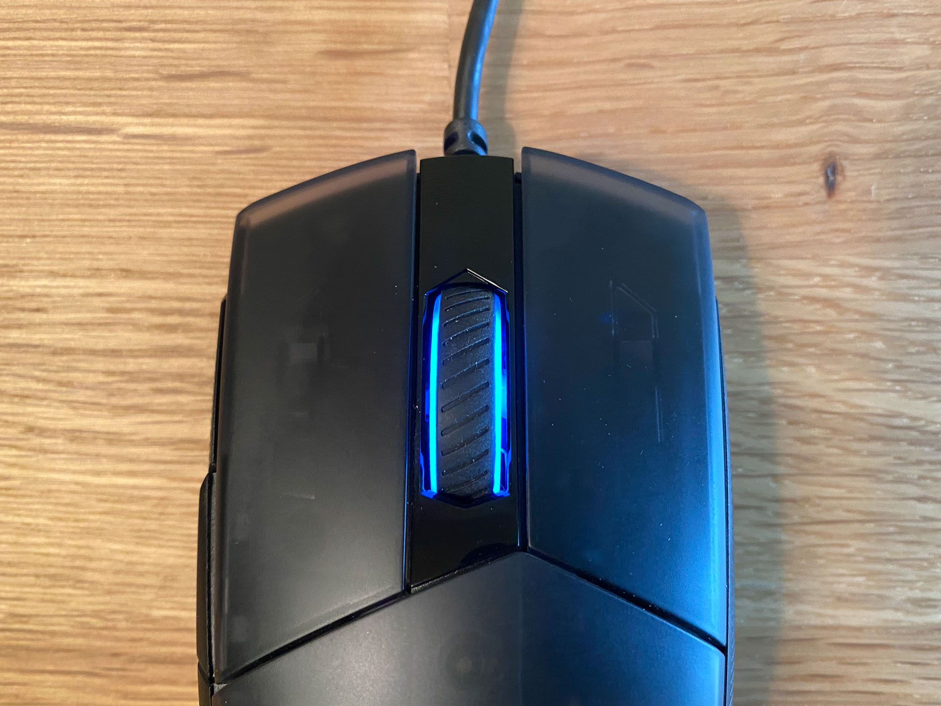 Asus ROG Strix Impact II Gaming Mouse top buttons