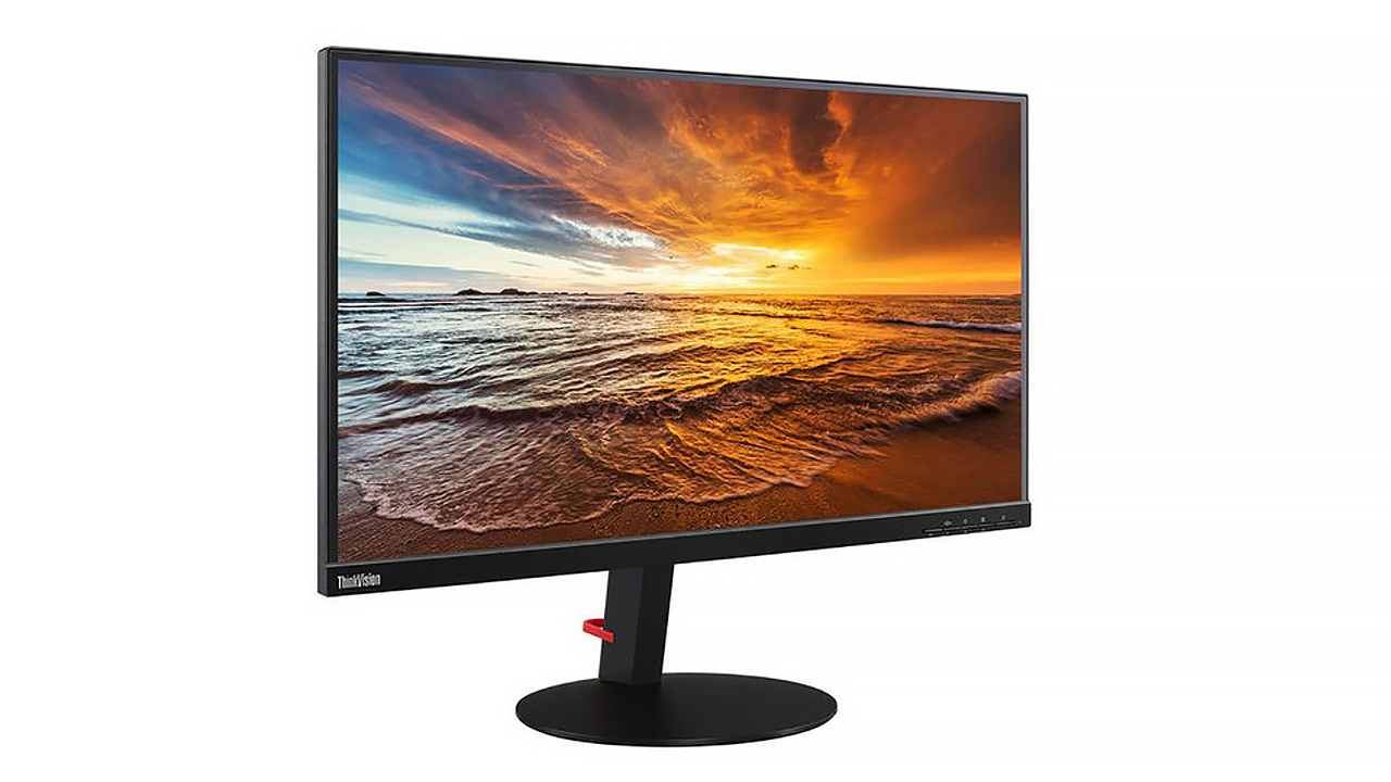 Lenovo ThinkVision P27u-10 left angle view