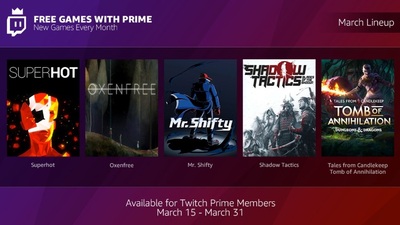 Amazon Prime Free Games Twitch