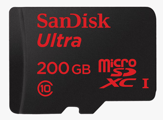 SanDisk Ultra 200GB Card