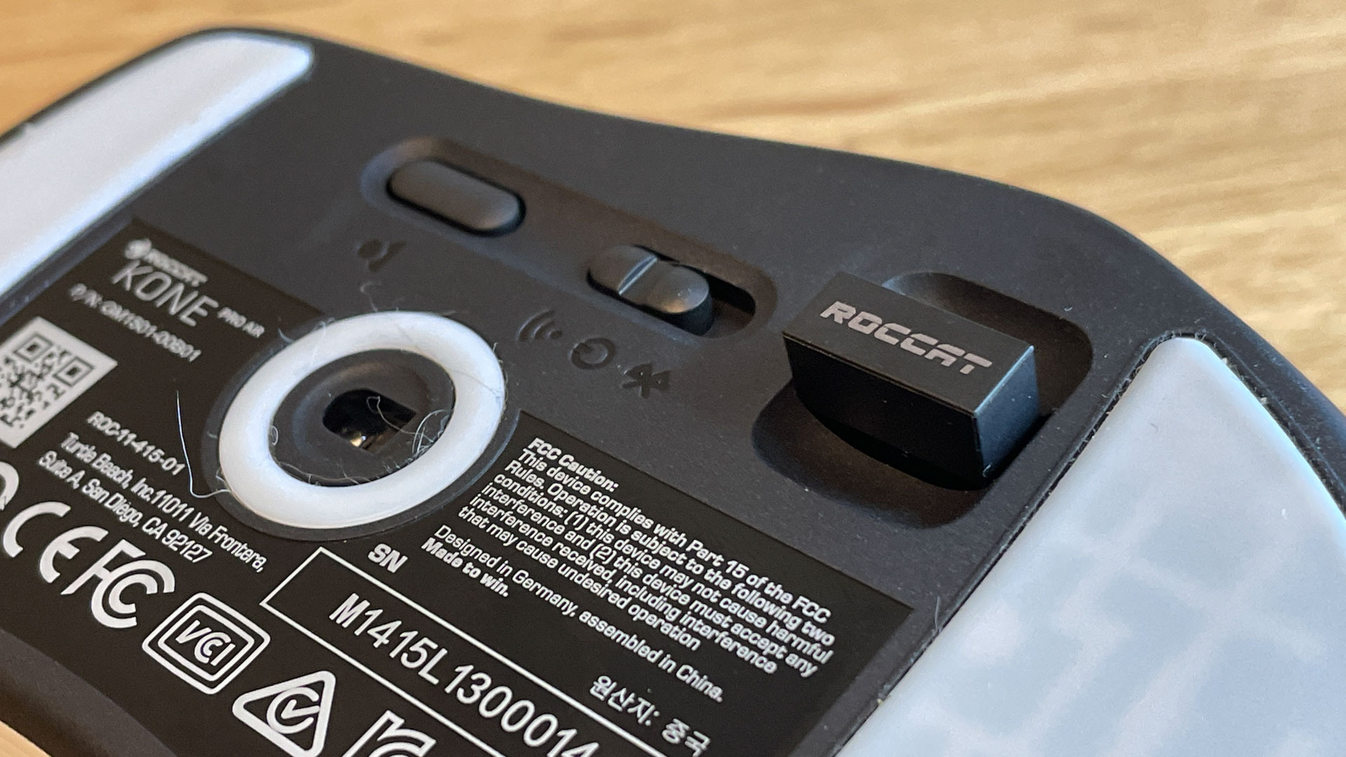 Roccat Kone Pro Air underside