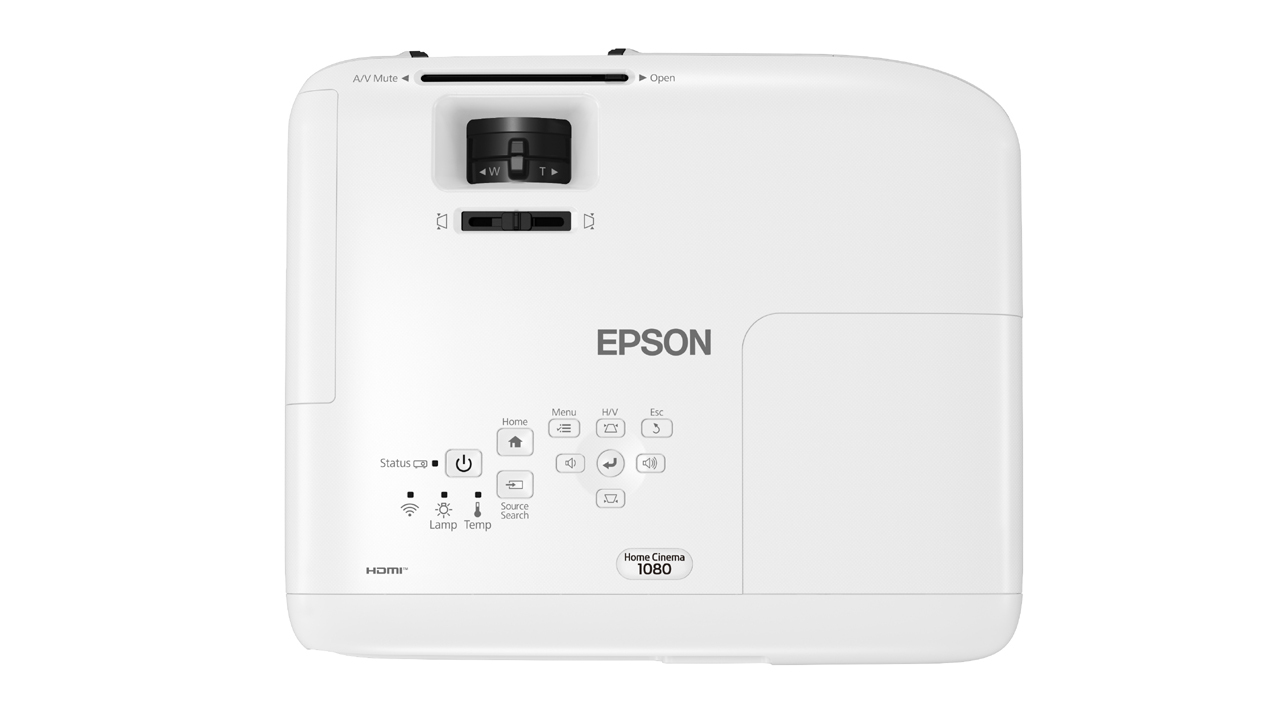 Epson Home Cinema 1080 3LCD 1080p Projector (Angle View)