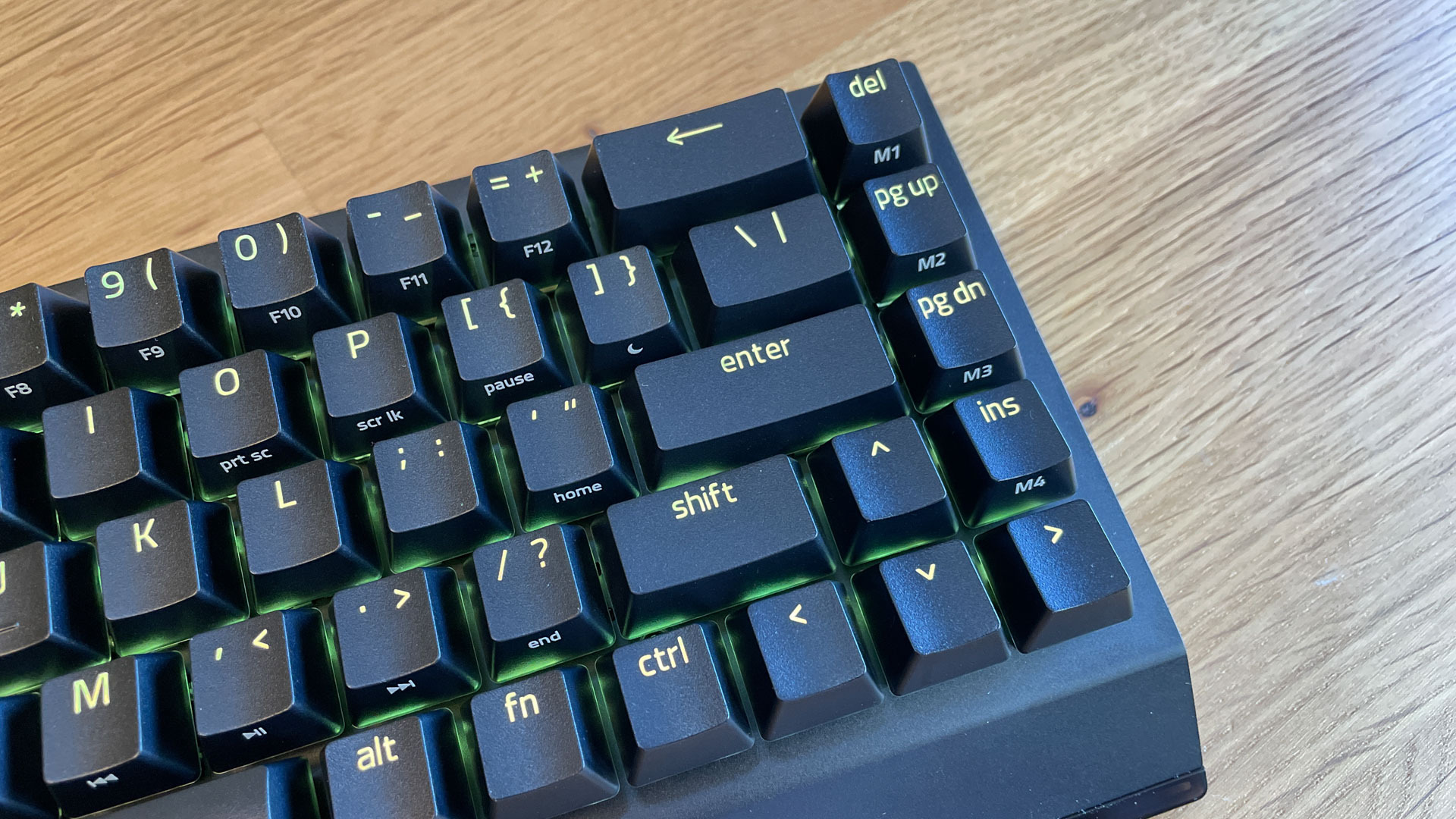 Razer Blackwidow V3 Mini keyboard keys