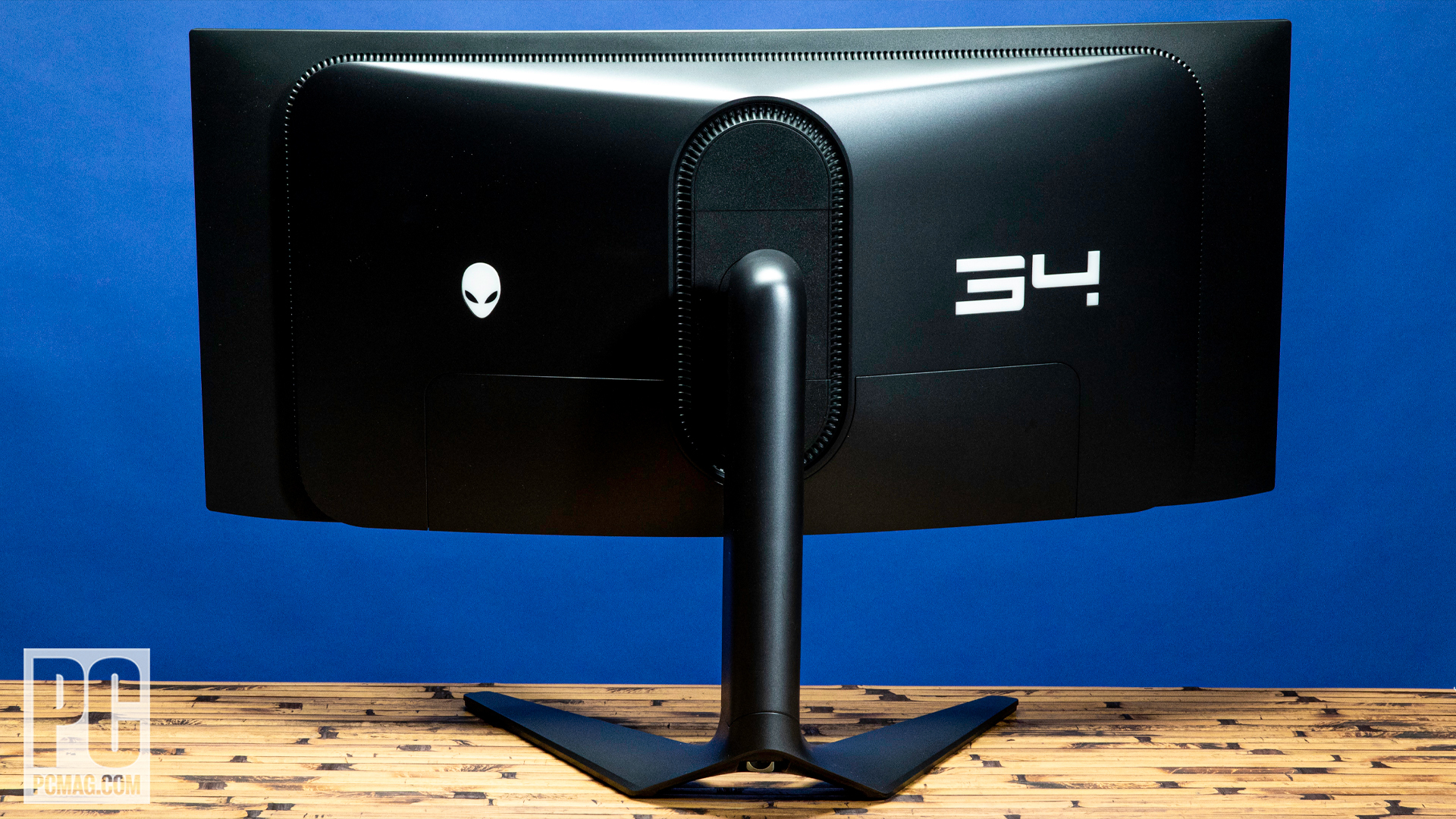 Alienware 34 Curved QD-OLED Gaming Monitor back