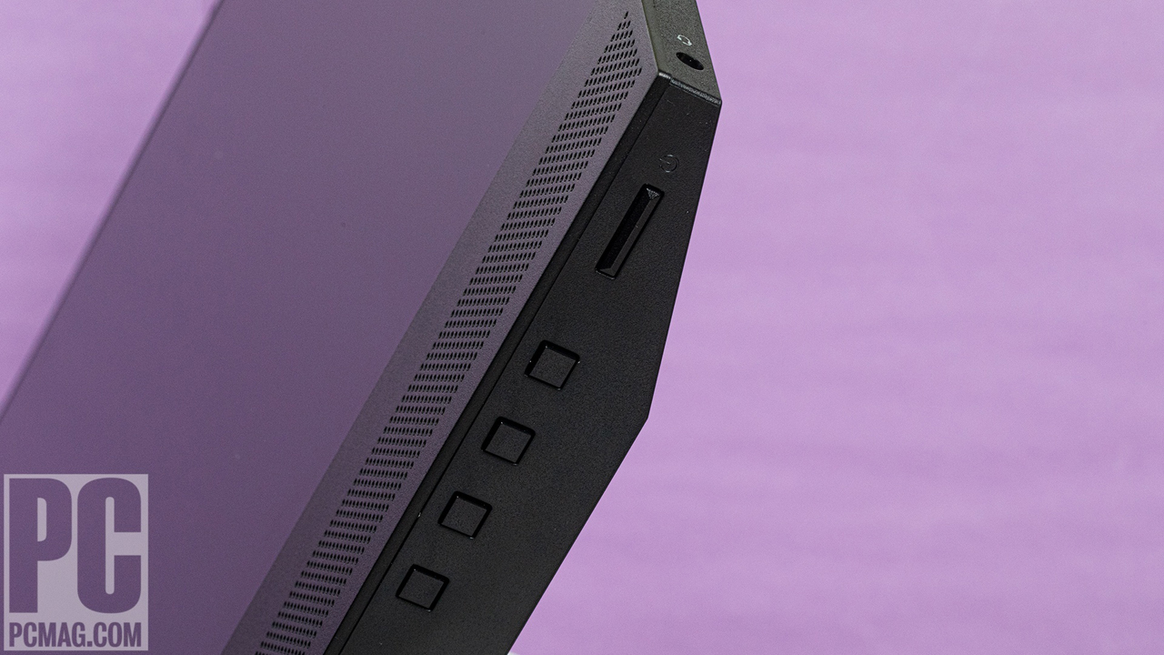 HP E24m G4 FHD USB-C Conferencing Monitor controls