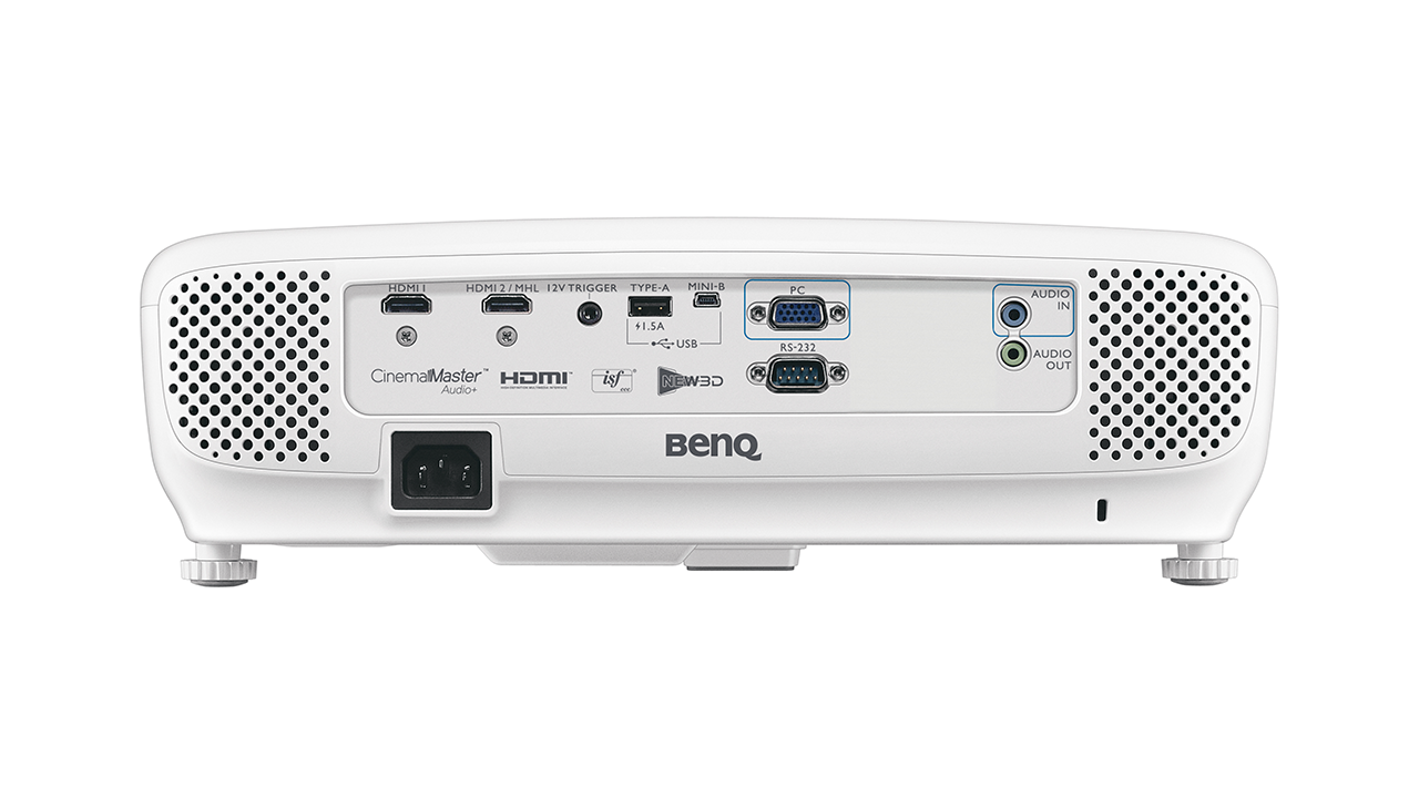 BenQ HT2150ST ports in back