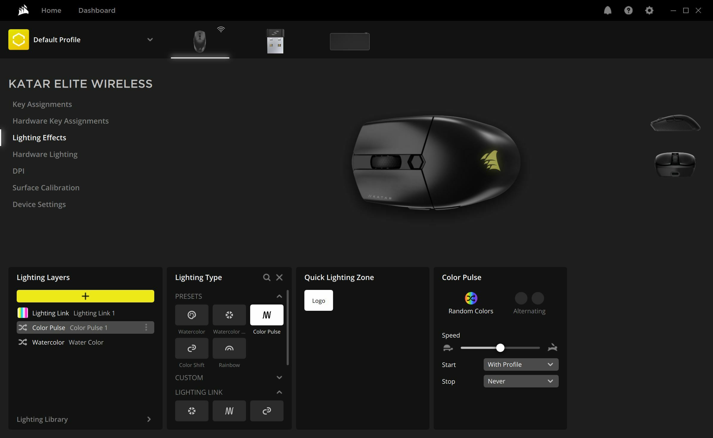 Corsair iCue software