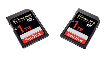 SanDisk 1TB SDXC prototype card