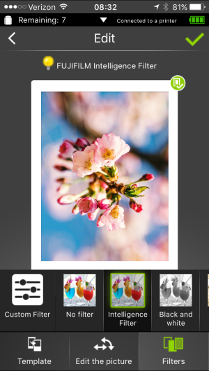 Fujifilm Instax Share SP-2 : App