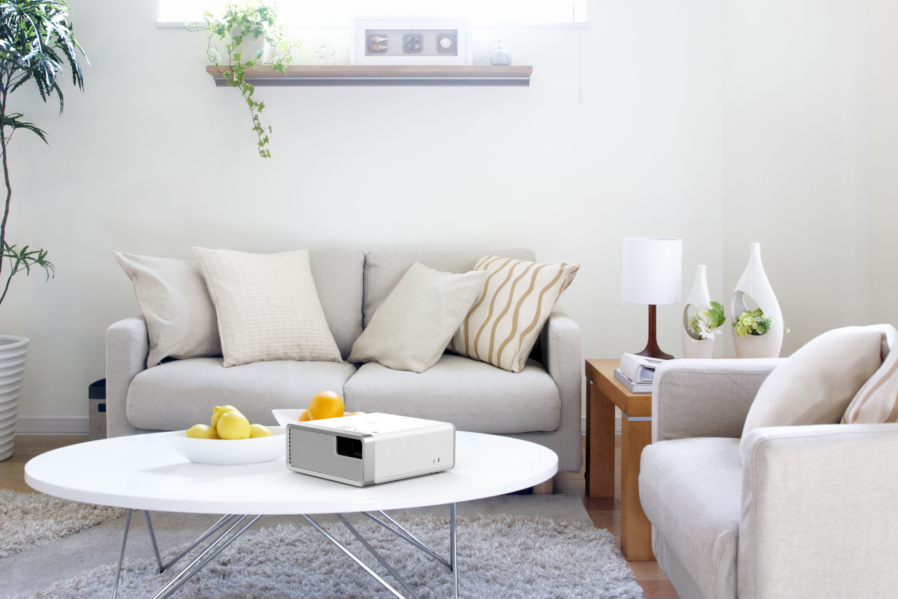 Epson EF-100 in living room