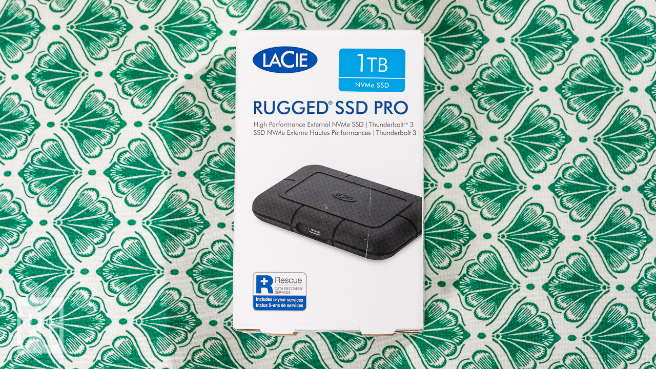 LaCie Rugged SSD Pro box