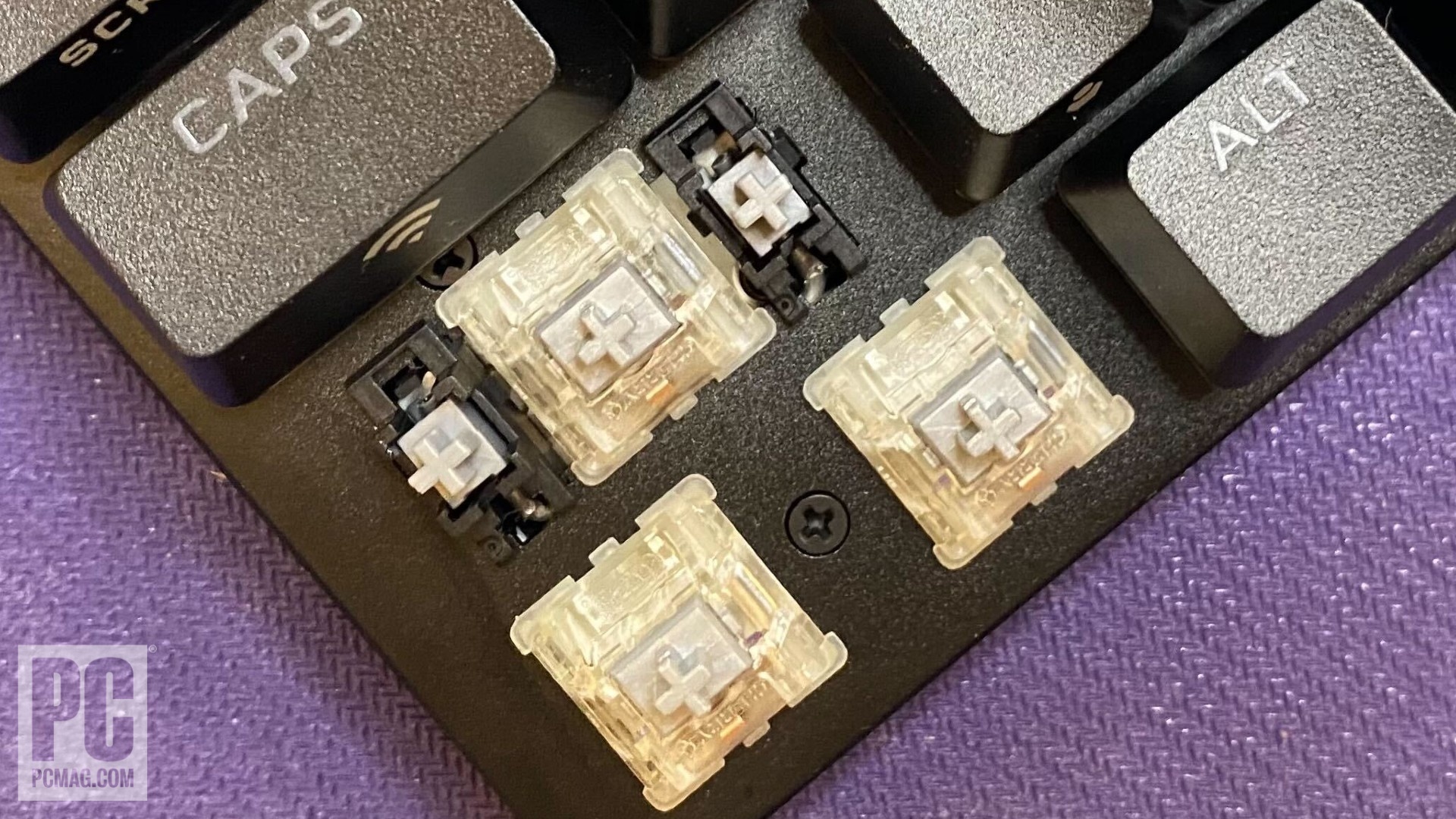 Corsair K70 RGB Pro Mini Wireless key switches