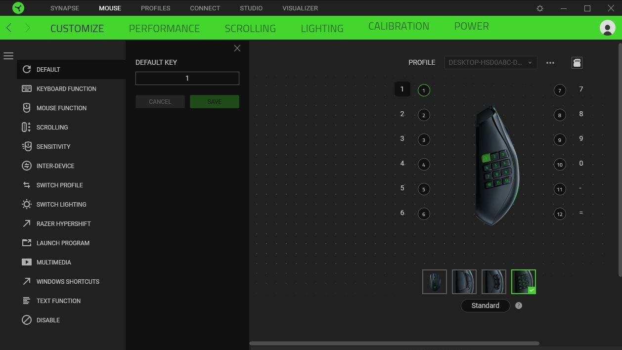 Razer Naga Synapse