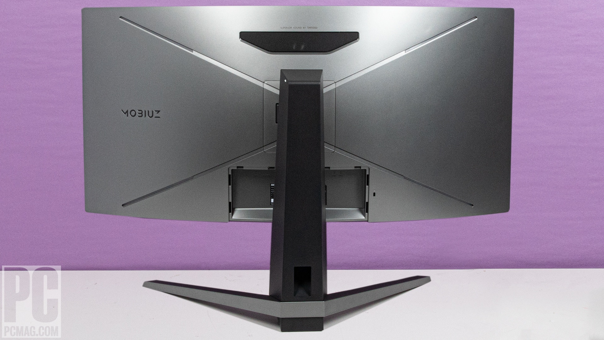 BenQ Mobiuz EX3410R monitor stand and backside