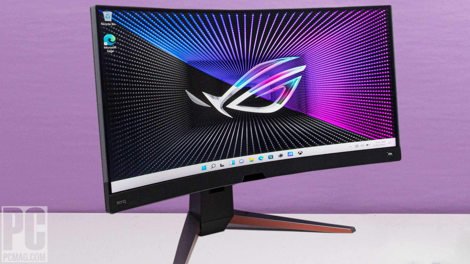 BenQ Mobiuz EX3410R monitor side view