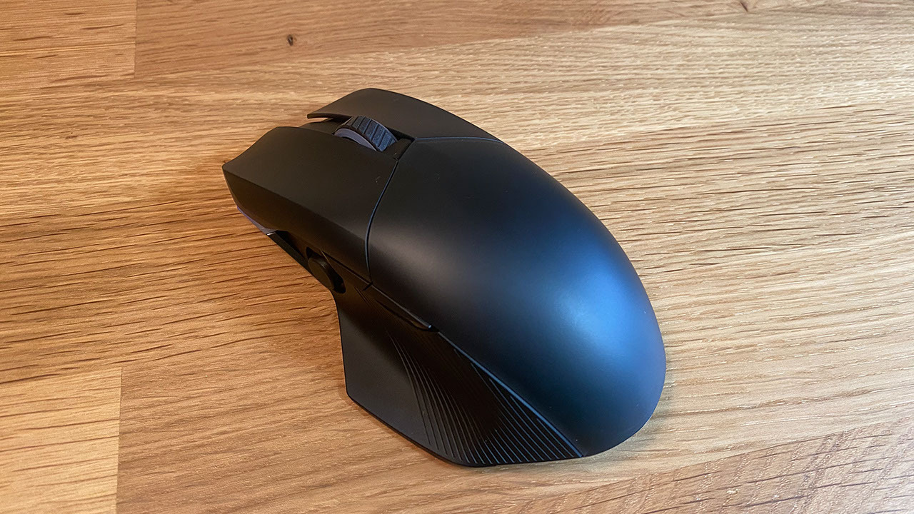 Asus ROG Chakram Wireless Gaming Mouse left angle