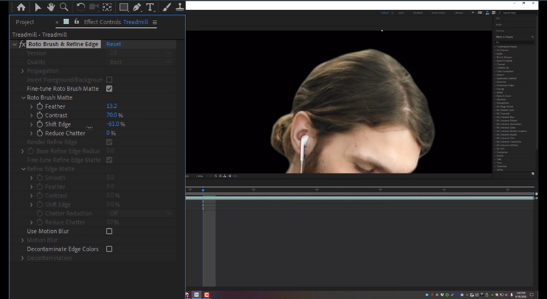 Roto Brush 2.0 in Adobe After Effects