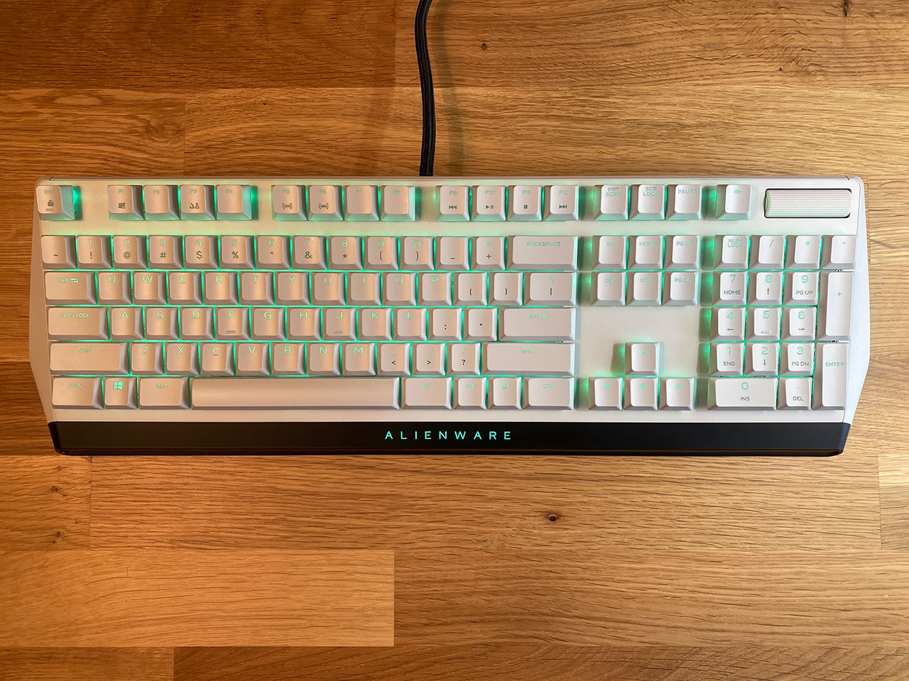 Alienware AW510K Low-Profile Keyboard angle left