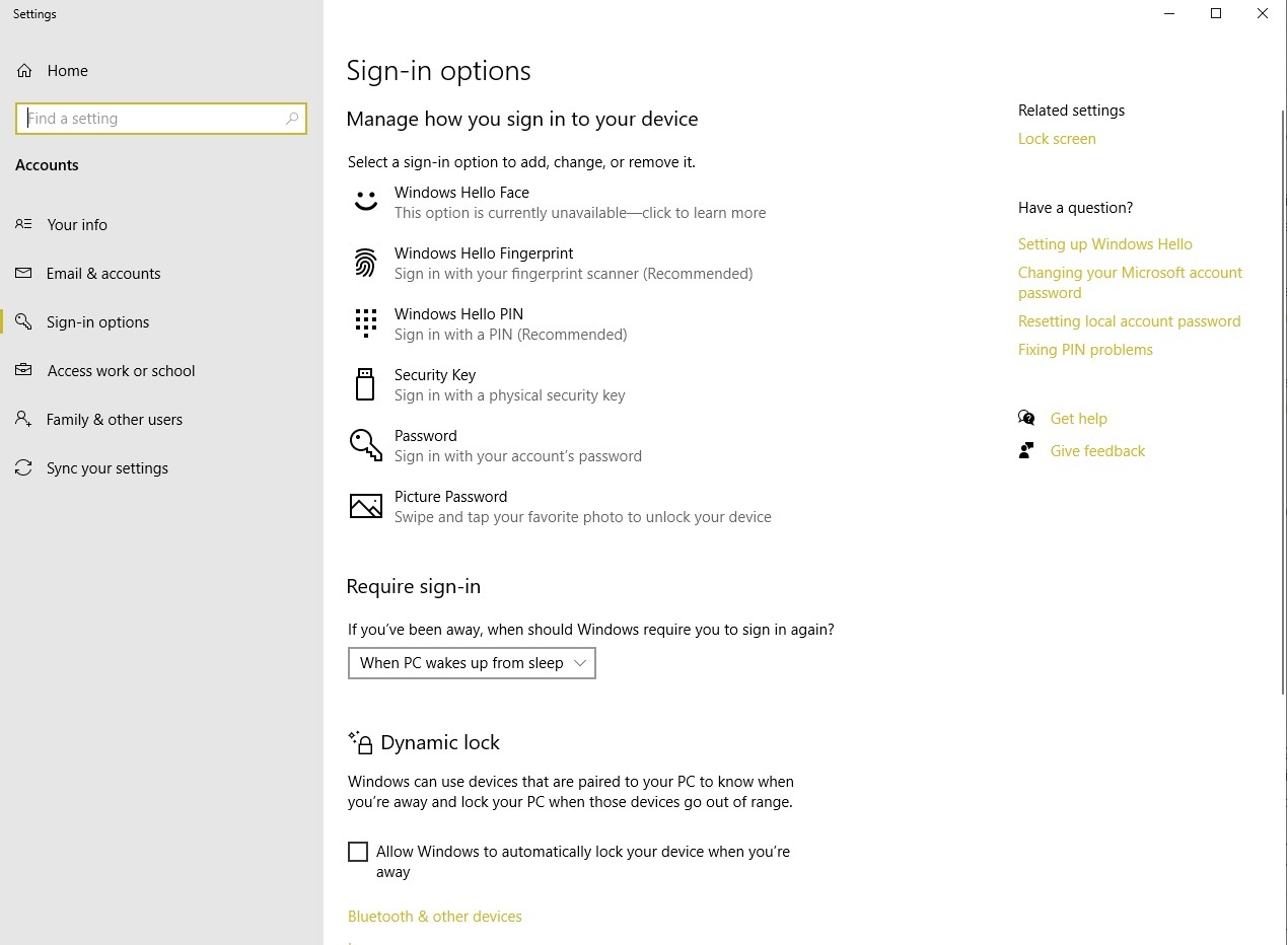 Microsoft Modern Keyboard with Fingerprint ID