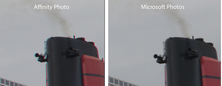 Serif Affinity Photo poor chromatic aberration correction