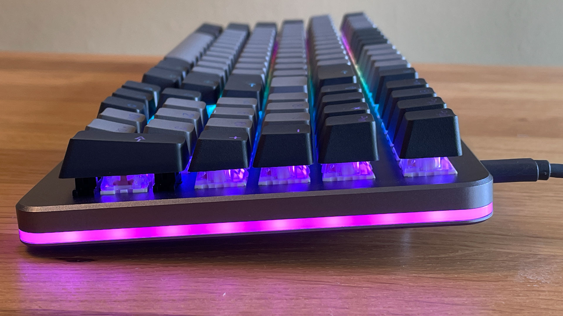 Drop Shift Mechanical Keyboard cross shot