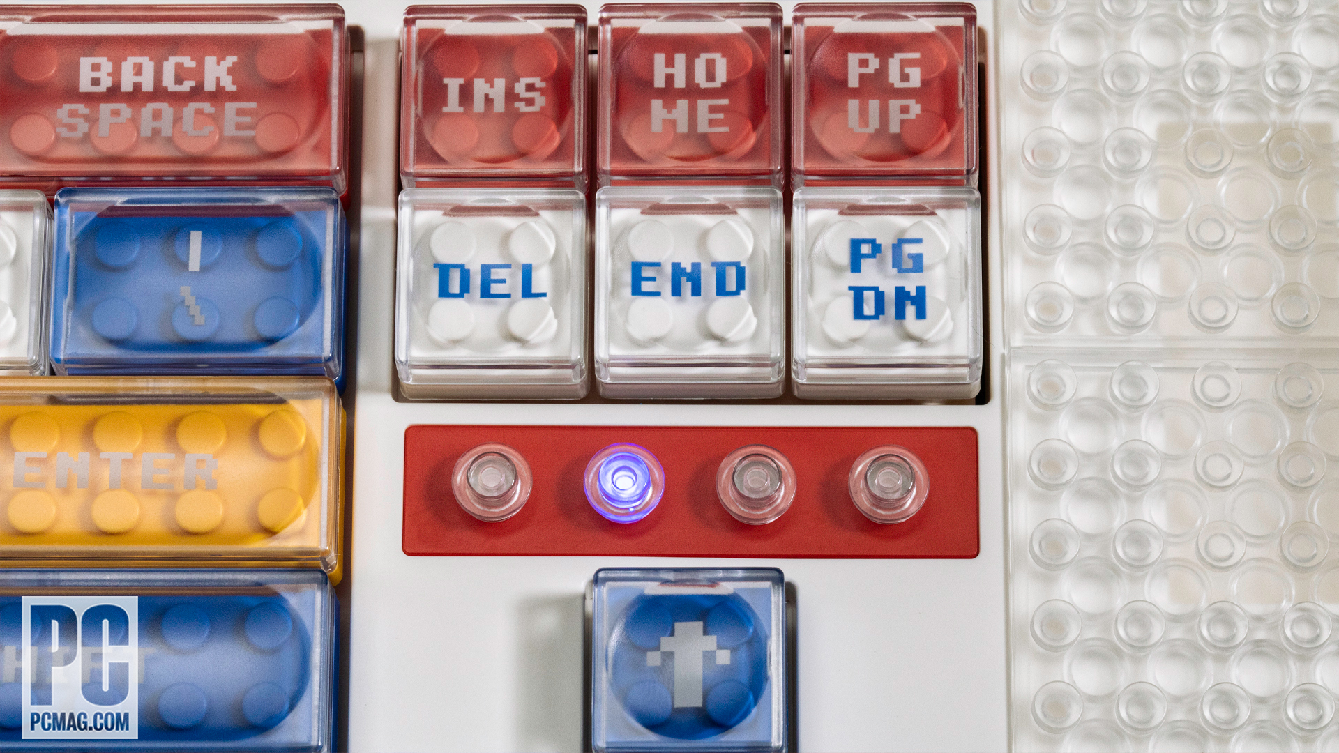 MelGeek Pixel Lego keyboard light indicators