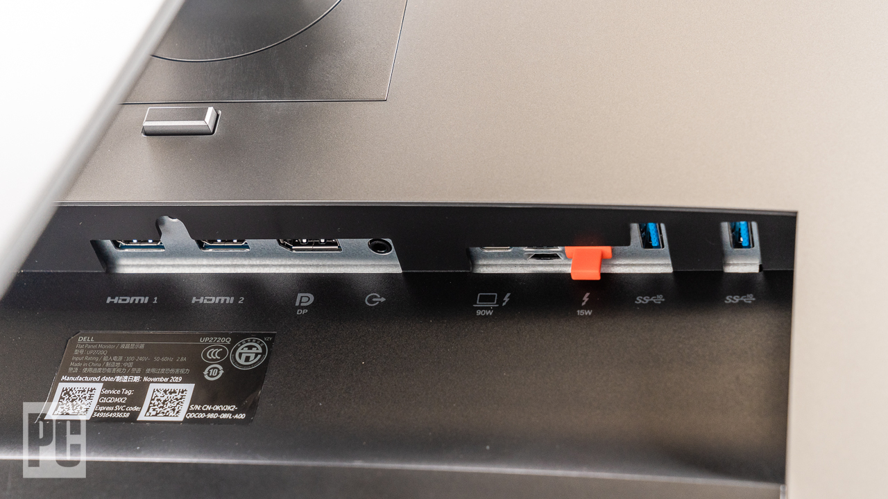 Dell UltraSharp 27 4K PremierColor (UP2720Q) ports