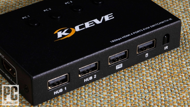 KCeve HDMI 4-Port HDMI KVM Switch Image