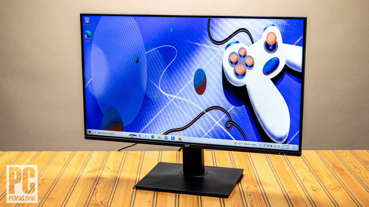 Monoprice 24-Inch CrystalPro Business Monitor right angle