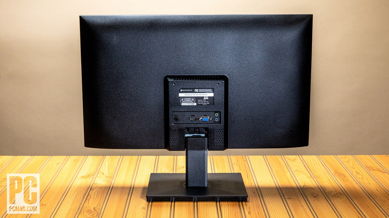 Monoprice 24-Inch CrystalPro Business Monitor rear view