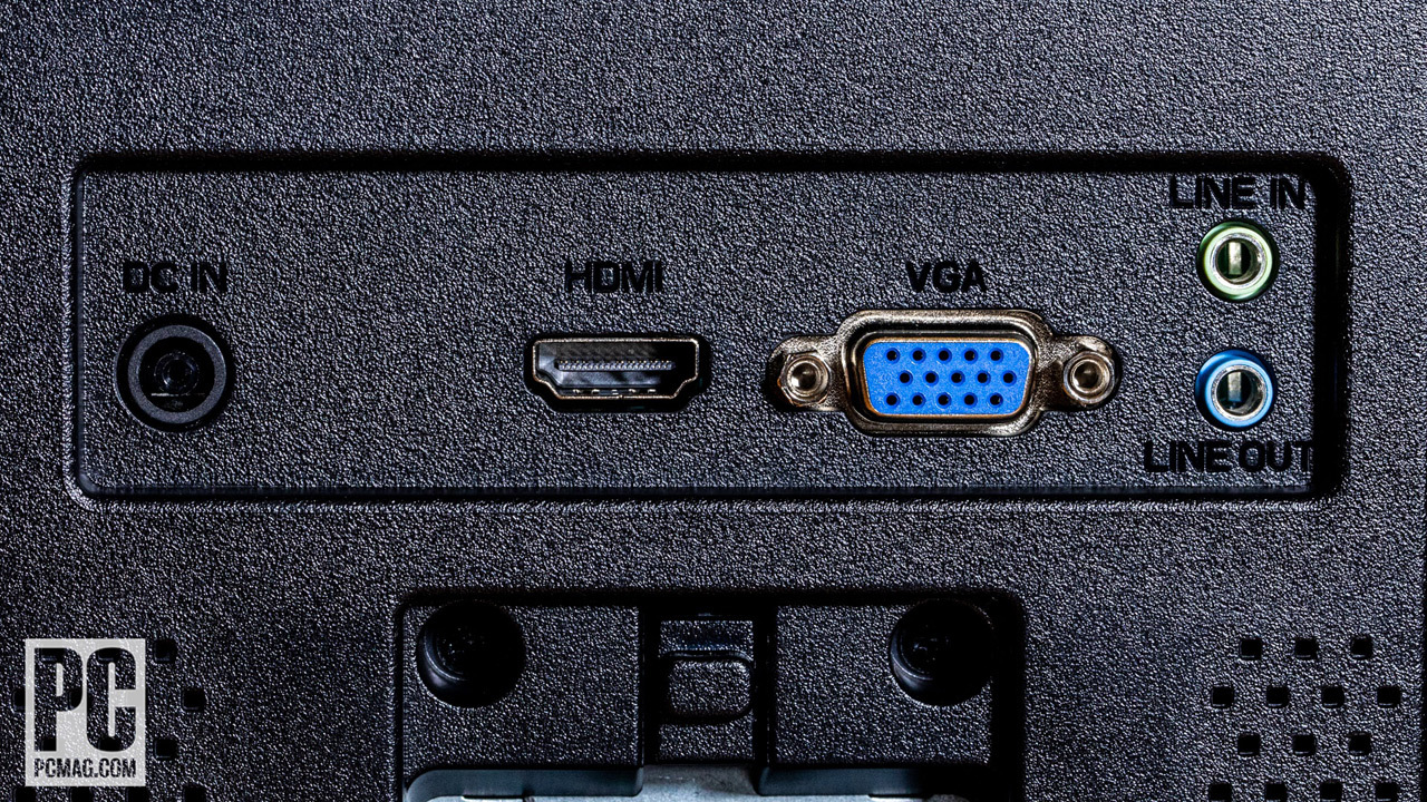 Monoprice 24-Inch CrystalPro Business Monitor ports