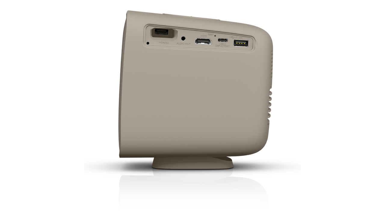 BenQ GS2, connection panel