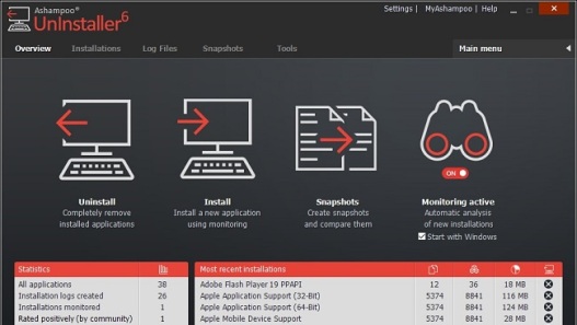 Ashampoo UnInstaller 6
