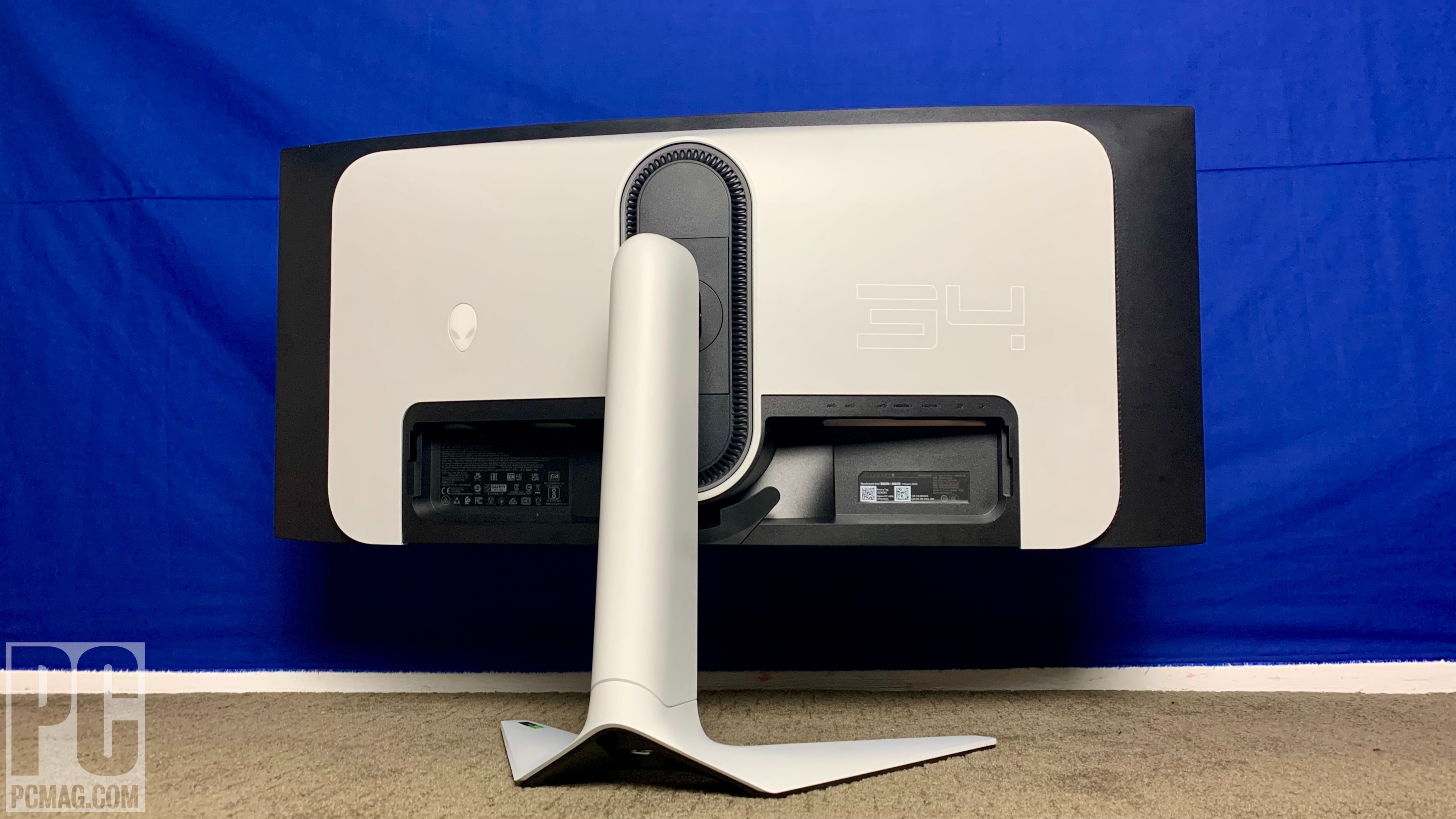 Alienware 34 QD-OLED back