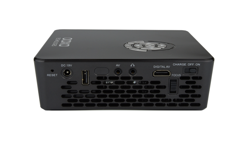 Back of the PX6 projector