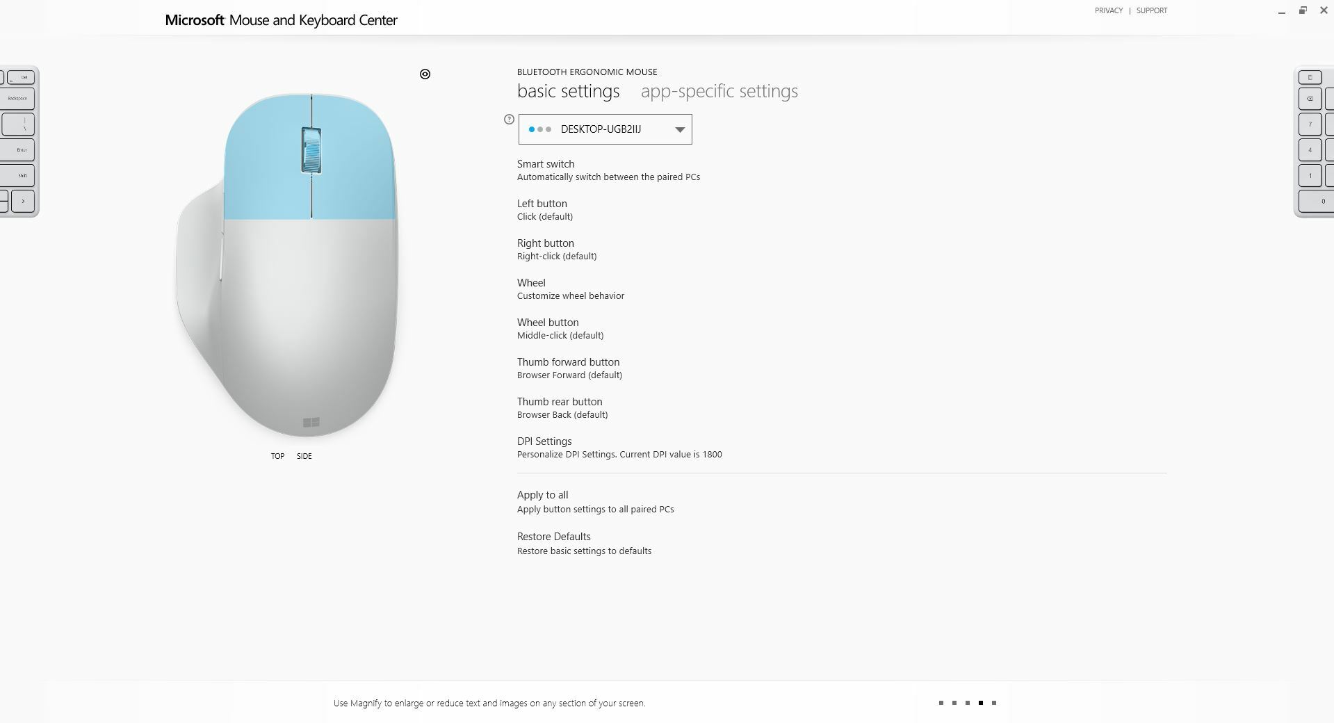 Microsoft Bluetooth Ergonomic Wireless Mouse software