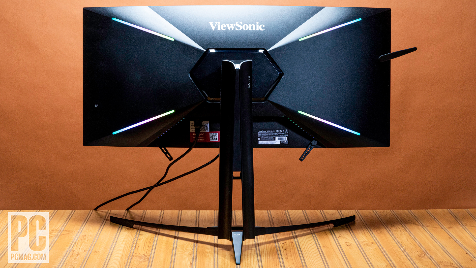 ViewSonic Elite XG341C-2K rear view