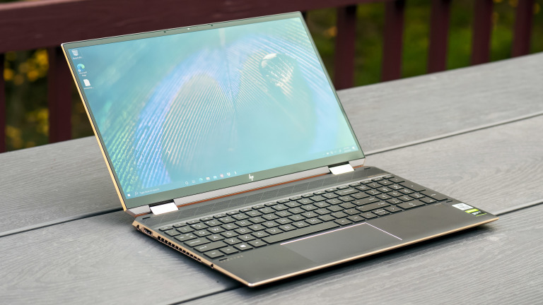 Front view of HP Spectre x360 15 laptop