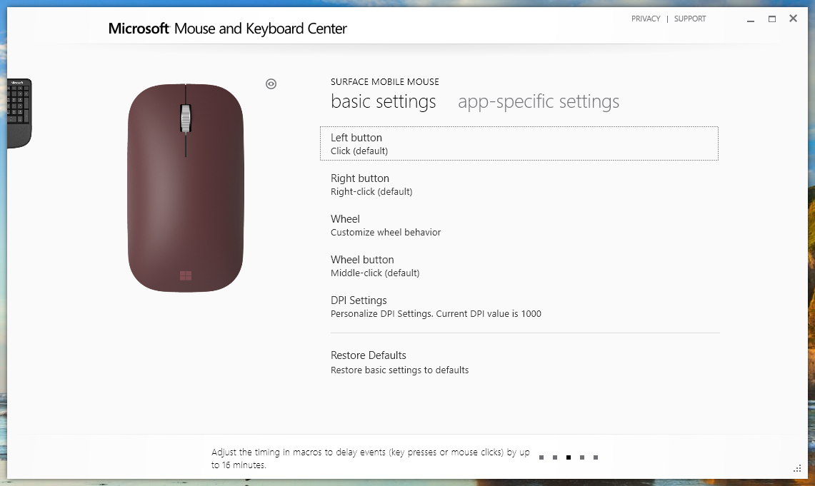 Microsoft Surface Mobile Mouse software