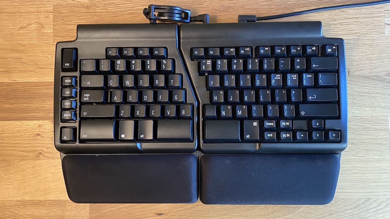 Matias Ergo Pro Ergonomic Keyboard (2020) top down together close
