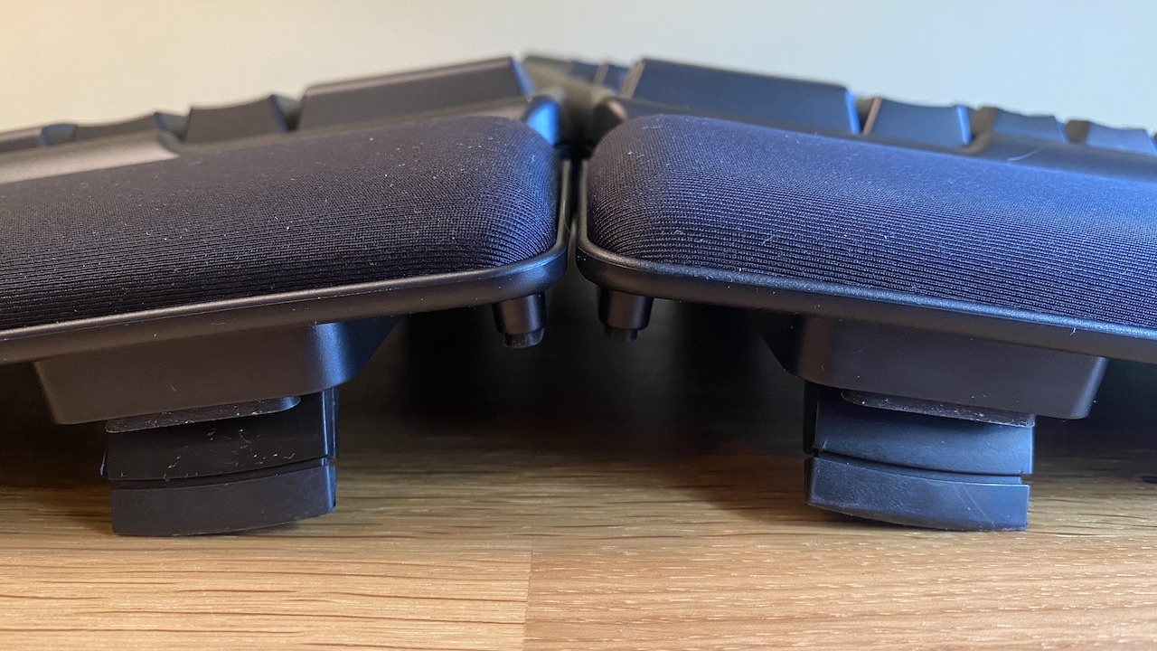 Matias Ergo Pro Ergonomic Keyboard (2020) tented feet