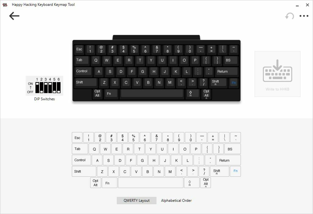 Happy Hacking Professional Hybrid Wireless Mechanical Keyboard software