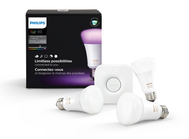 Philips Hue White and Color Ambiance A19 Starter Kit