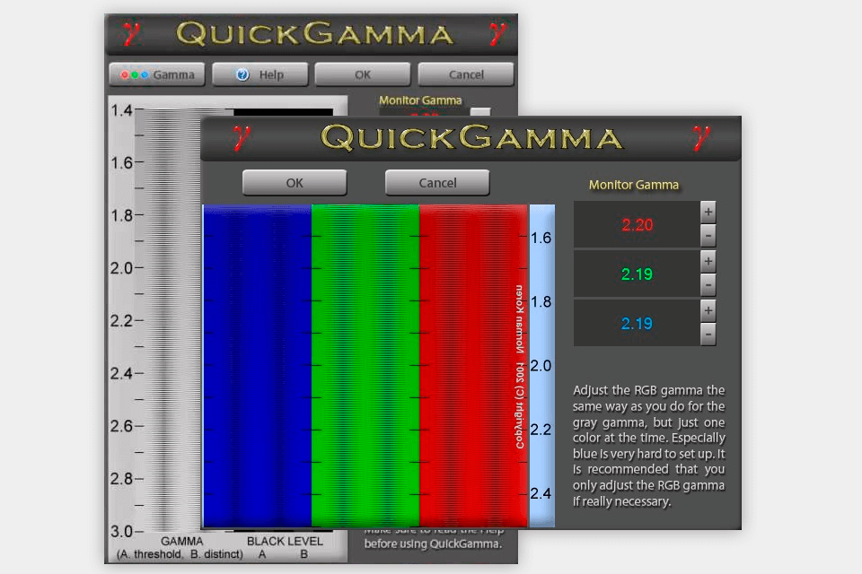 quickgamma software