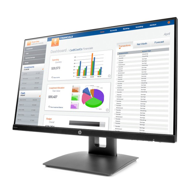 HP VH240a right angle