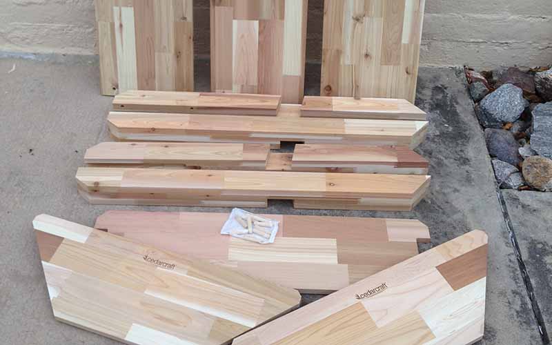 Urban Elevated Planter Unassembled