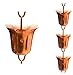 Copper Tulip Rain Chain