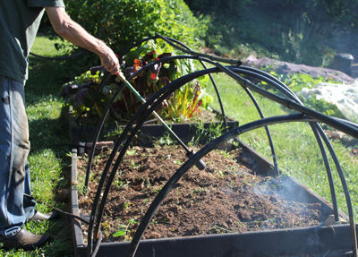 Flaming garden beds