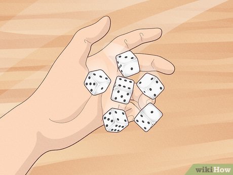 Step 2 Roll all 6 dice on your turn.